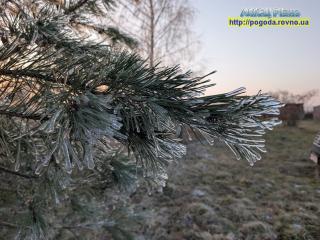 Прогноз погоди по Рівненській області на 31 грудня 2024 та 1-3 січня 2025року